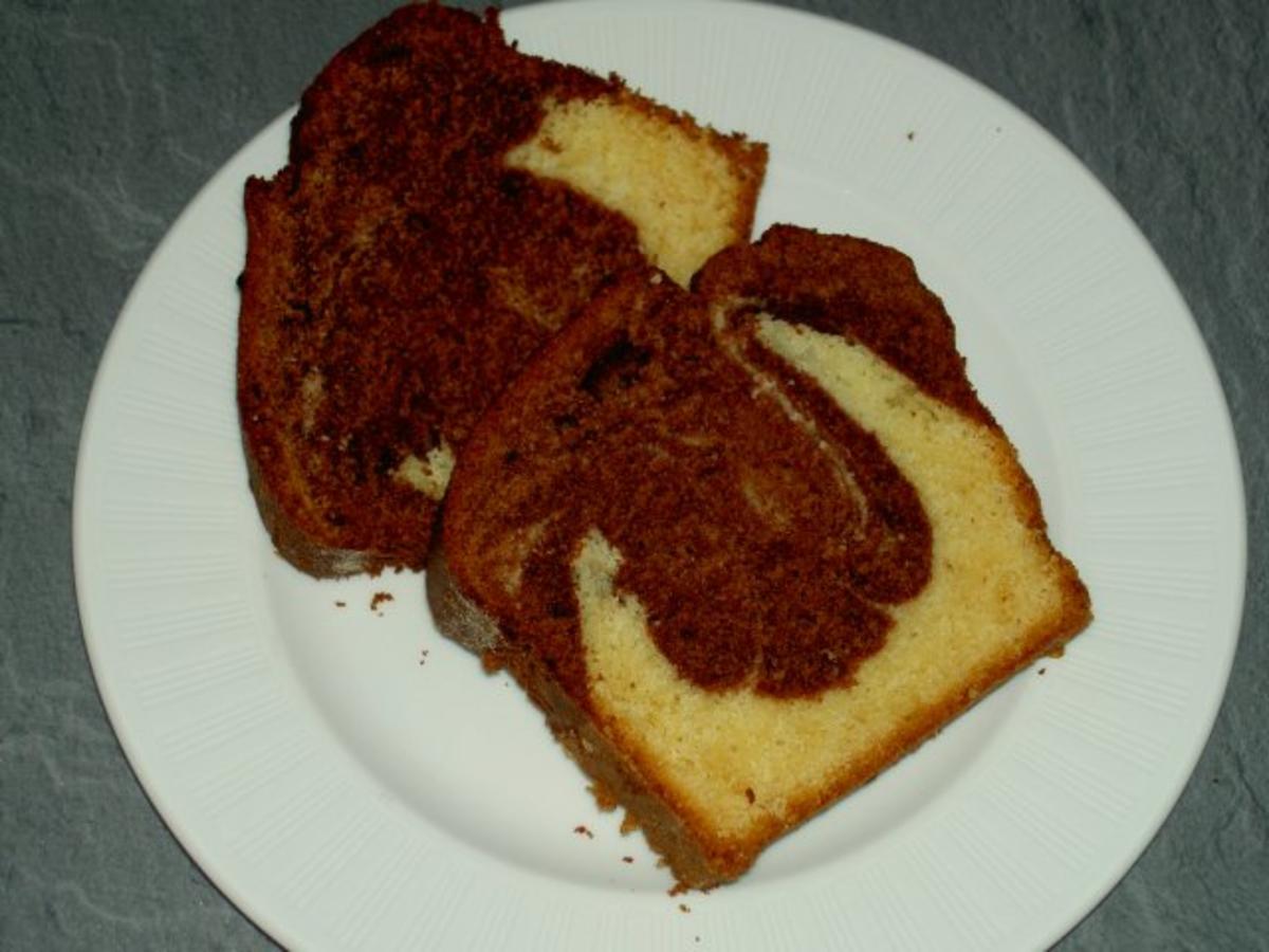 Marmorkuchen saftig, hält lange frisch - Rezept mit Bild - kochbar.de